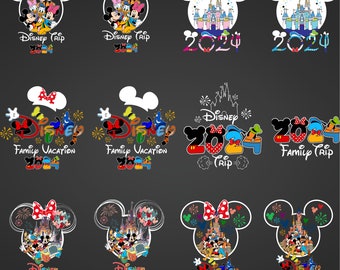 Family Trip With Mouse And Friends 2024 Svg Bundle, Magical Kingdom, Family Trip Svg, Family Vacation Svg Bundle,Trip 2024 Svg,Family Mouse