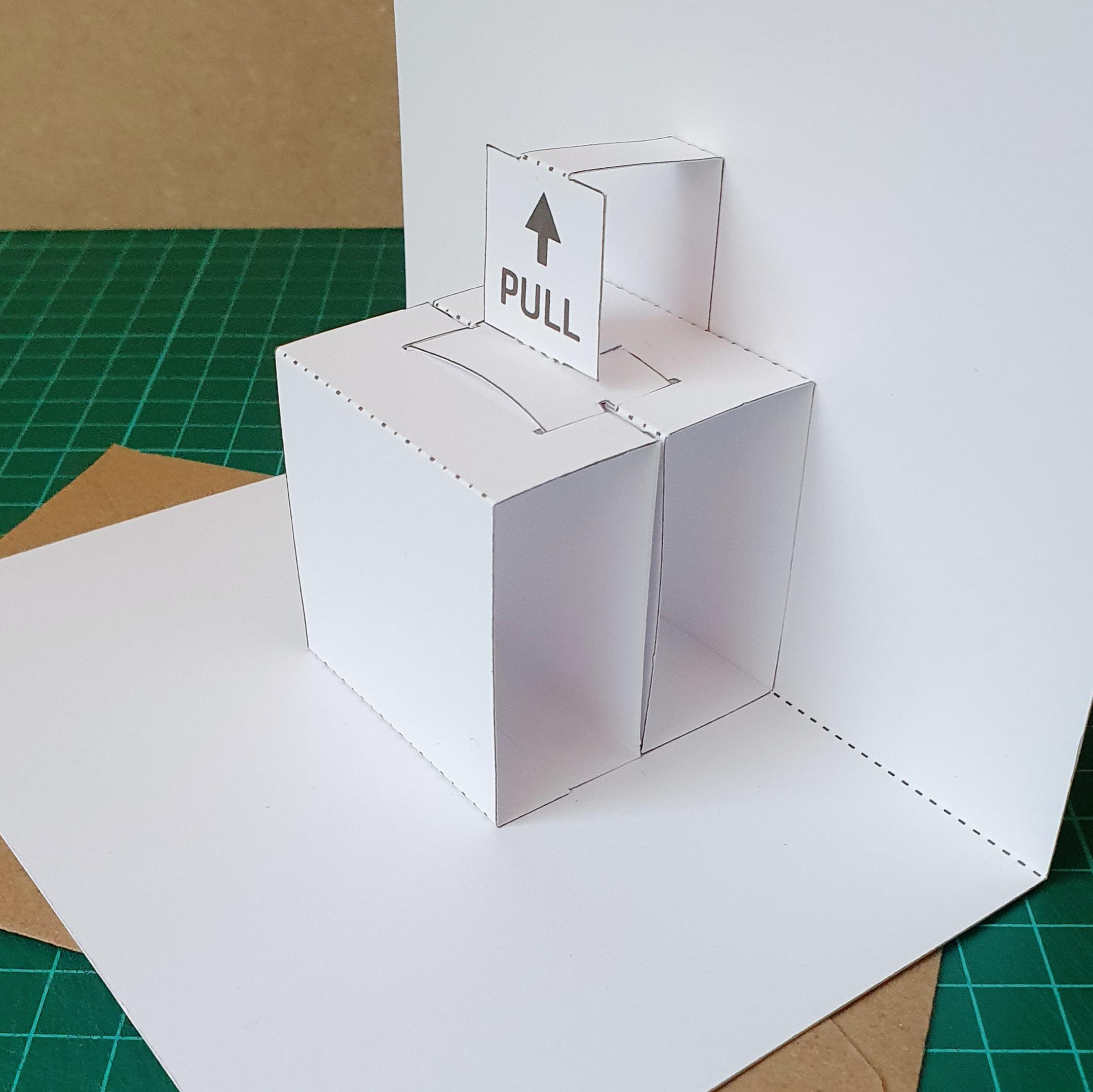 Box With Secret Compartment Printable Pop-up Card - DIY Template as ...