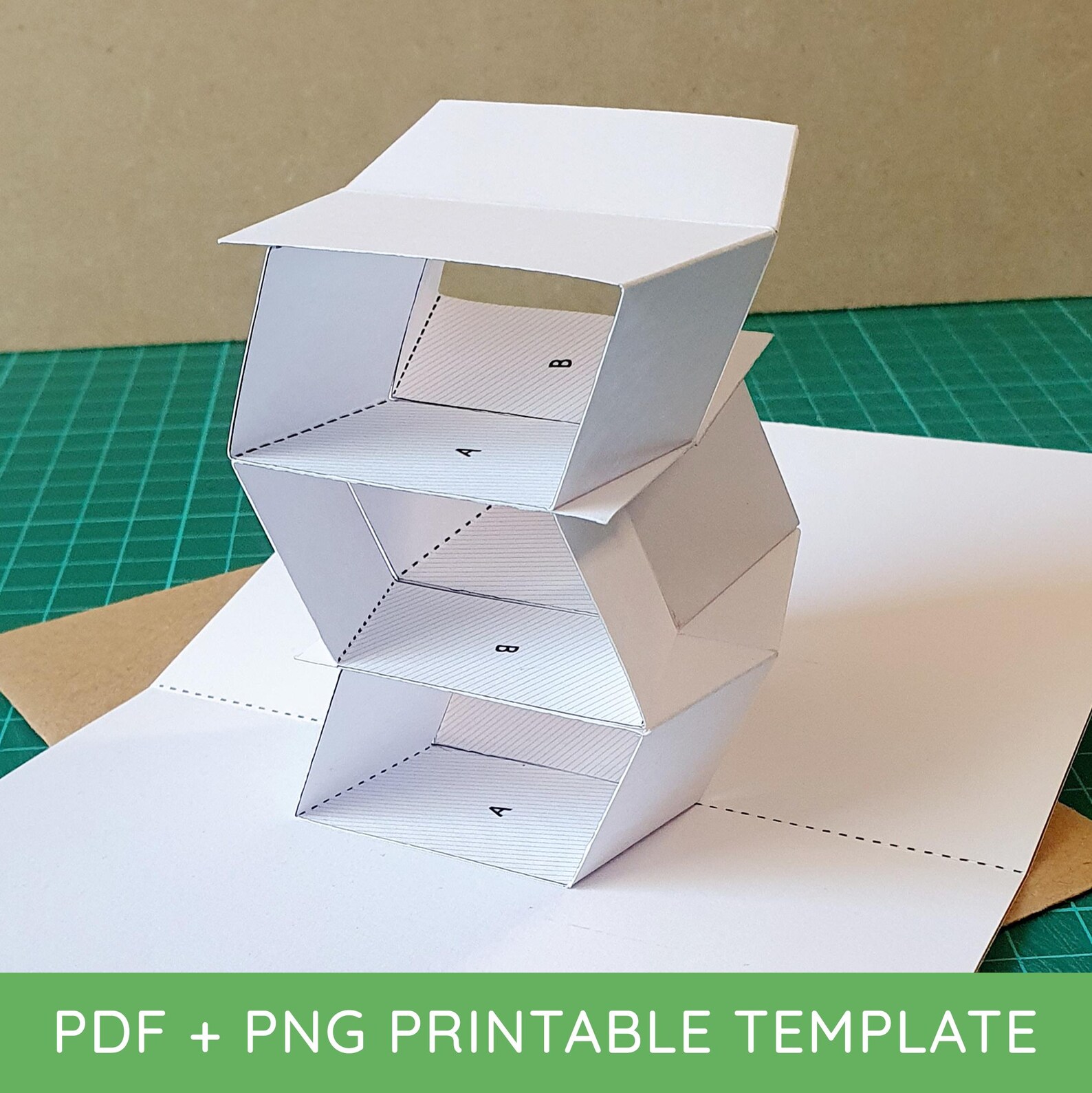 Stacking Planes Printable Pop-up Card - DIY Pop-up Card Template as ...