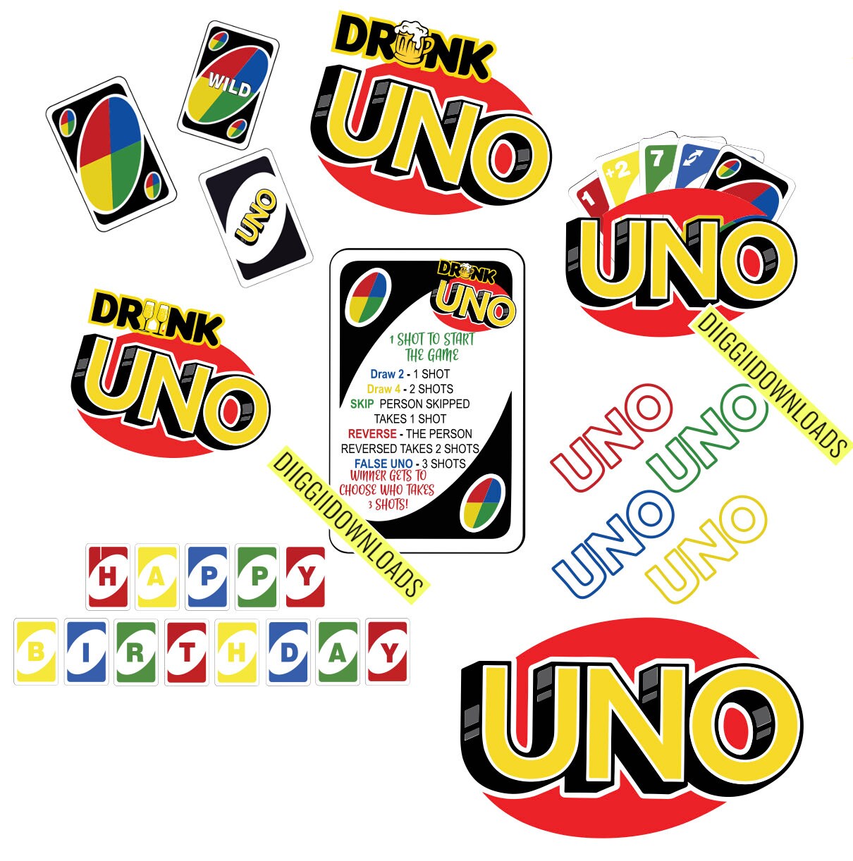 Miniature Uno Cards -  Schweiz