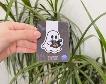 You Can't Spell Book Without Boo | Spooky Ghost Reading | Magnetic Bookmark