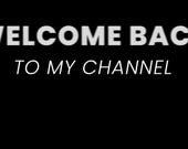 YouTube Channel Video Intro Template (Digital Download)