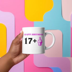 18th birthday mug for her, 18th birthday mug, Funny 18th birthday mug, 18th mug, 18th birthday gift,18 year old gift, gift for a 18 year old