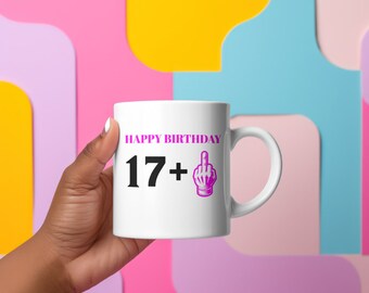 18th birthday mug for her, 18th birthday mug, Funny 18th birthday mug, 18th mug, 18th birthday gift,18 year old gift, gift for a 18 year old