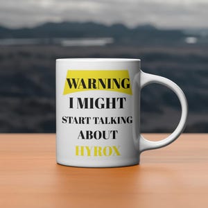 Hyrox, Mug, Funny Hyrox Mug, Hyrox gift for her, Hyrox gift for him, Gym Mug, Hyrox birthday gift, Fitness mug, Gym gift