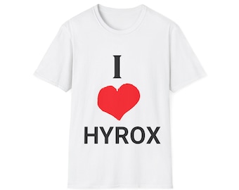 Camiseta Hyrox, regalo Hyrox para ella, regalo Hyrox para él, camiseta de gimnasio, regalo divertido Hyrox, regalo Hyrox, Crossfit, camiseta Hyrox