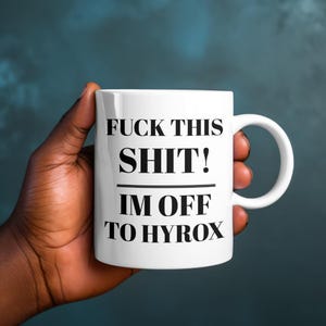 Hyrox Mug, Funny Hyrox mug, Hyrox gift for her, Hyrox gift for him, Hyrox coffee mug, Hyrox cup, Hyrox birthday gift, Hyrox, Crosfit mug