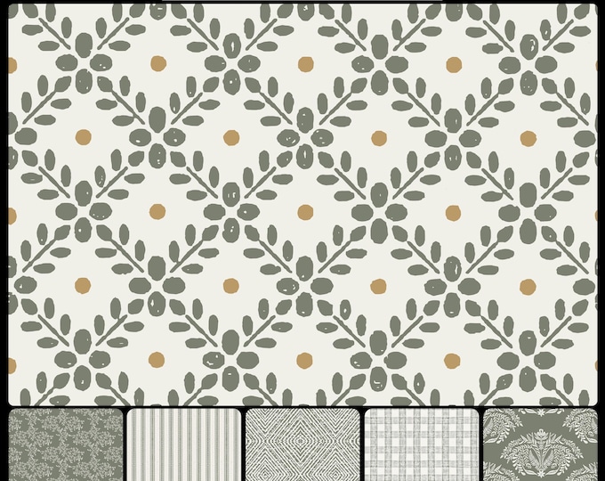 FARMHOUSE COLLECTION * 05-131 * PETALS in any color combo * 24x24 repeat