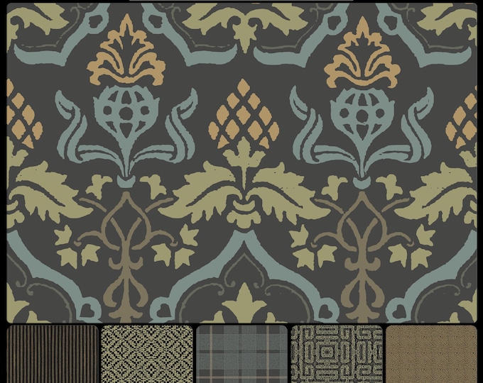 ENGLISH Cottage Collection * 03-116 * CANTERBURY * Tapestry * Vintage * Cottage * Country * Farmhouse * Prairie * Historic William Morris