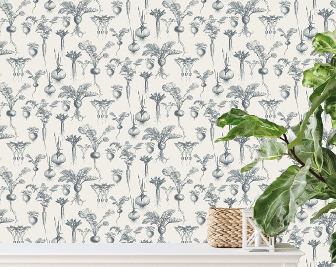 FARMHOUSE COLLECTION * Root VEGETABLES in 9 Color Ways * 24x24 repeat