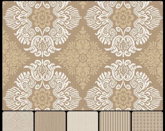 AMERICAN COVERLET Collection * 02-115 * OXFORD  Pattern c.1838 *  Amazing Design Inspired by Antique Coverlet From Craig Indiana circa 1842