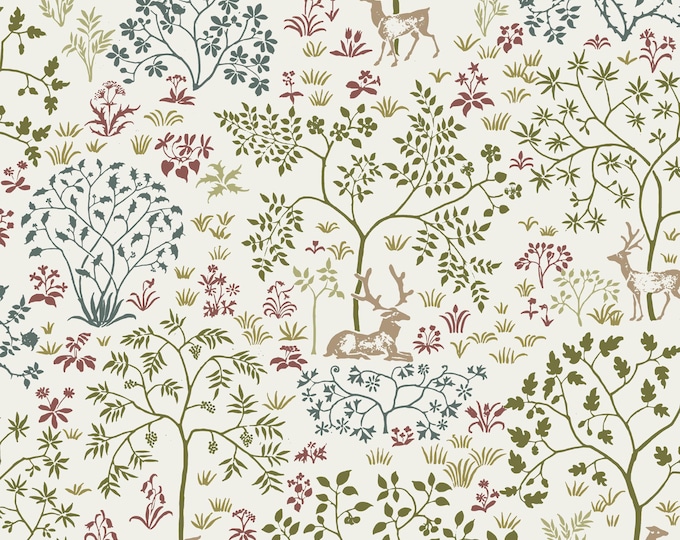 ENGLISH Cottage Wallpaper Collection * SHERWOOD FOREST * Tapestry * Vintage * Cottage * Lodge * Country * Farmhouse * Woodland