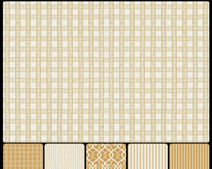 BOMBAY COLLECTION * 08-126 * GINGHAM Coordinate in any Color Ways * 24x24 repeat