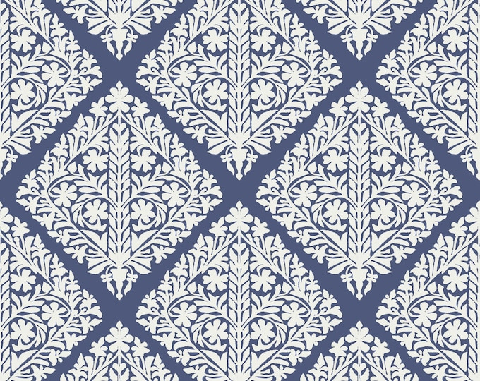 BOMBAY COLLECTION * YELANANKA Indian Diamond Pattern in 9 Color Ways * 24x24 repeat