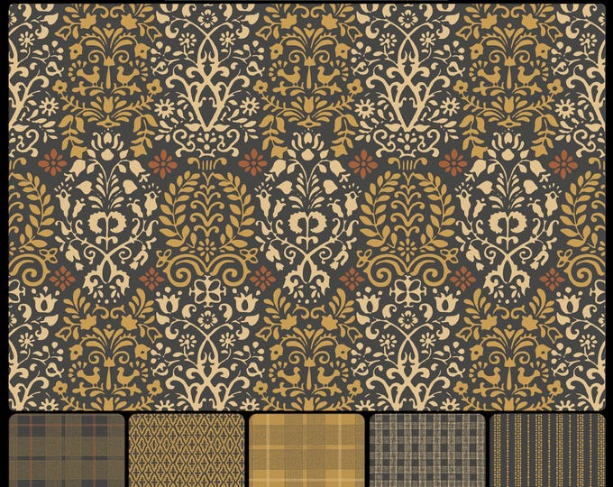 FOLKSIE COLLECTION *  18-123 * Country Kitchen * 24x24 repeat * Country *  Wallpaper * Fabrics * Folk Art * Farmhouse * Cottage *