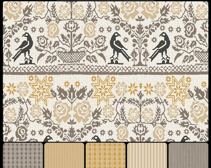 AMERICAN COVERLET Collection * 02-118 * ROSEMOUNT Coverlet Pattern * Amazing Design Inspired by Antique Coverlet