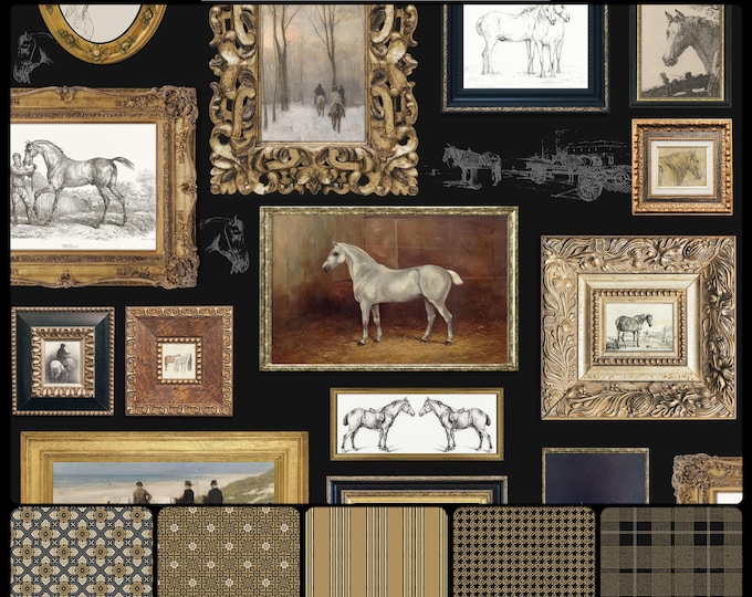 GALLERIA Collection * 10-110 * EQUESTRIAN Gallery * 24x24 Repeat