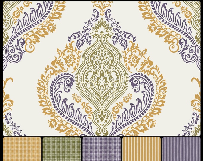 BOMBAY CoLLECTION * 08-100 * DIAMOND HARBOUR * 24x24 repeat * Available in hundreds of colors