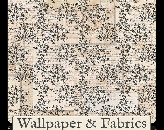 FARMHOUSE COLLECTION * 05-106 * A Little Birdie Told Me * 24x24 repeat