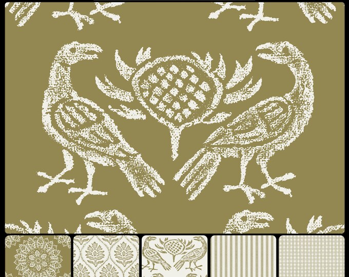 BOMBAY COLLECTION * 08-120 * ZAMARA Desert Birds in 9 Color Ways * 24x24 repeat