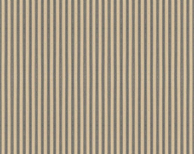 TRENTON  TICKING WALLPAPER * Colors on Ecru