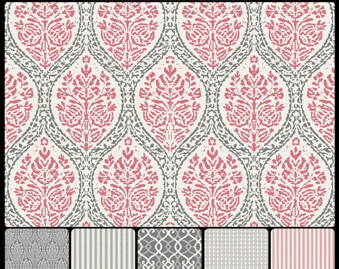 BOMBAY COLLECTION * 08-115 - RAIPUPR Pomegranate Floral in 9 Color Ways * 24x24 repeat