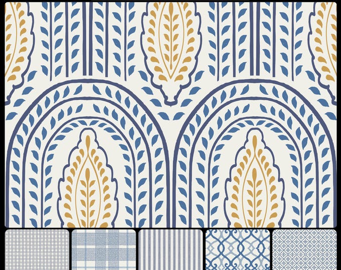 BOMBAY COLLECTION * 08-102 * BOMBAY Tiles Pattern in any custom color * 24x24 repeat * Available in hundreds of colors