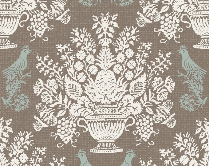 PIQUA 1852 COVERLET WALLPAPER *  Amazing Design Inspired by Antique Coverlet From Craig Indiana circa 1842