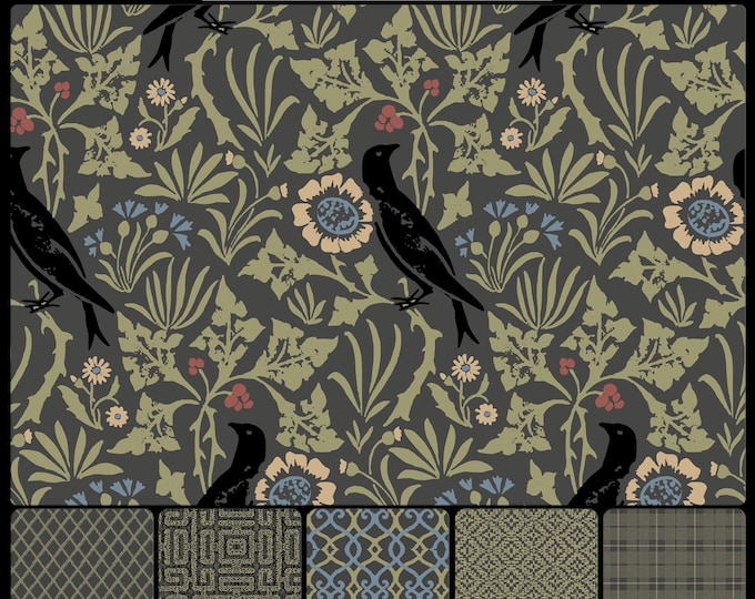 ENGLISH Cottage Collection * 03-114 * CROWBOROUGH * Tapestry * Vintage * Cottage * Country * Farmhouse * Prairie * Historic William Morris