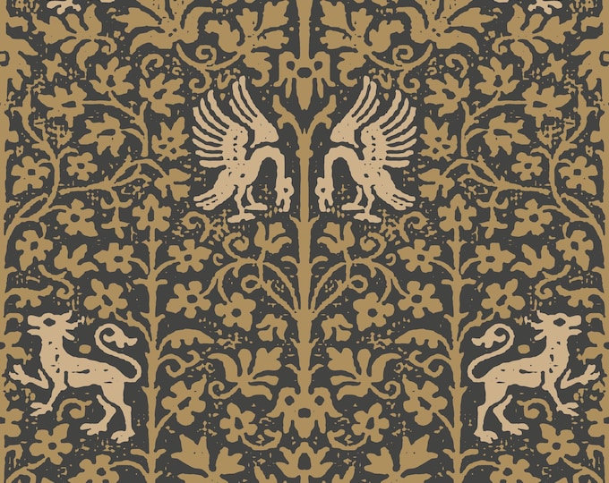 ENGLISH Cottage Wallpaper Collection * CHELTENHAM * Tapestry * Vintage * Cottage * Lodge * Scottish * Castle * British * Folk Art