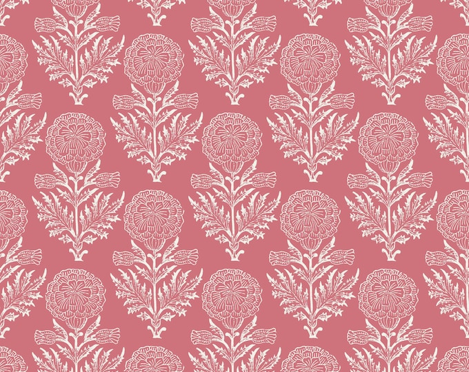 BOMBAY COLLECTION * LONI Marigold Flower in 9 Color Ways * 24x24 repeat