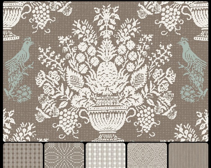 AMERICAN COVERLET Collection * 02-116 * PIQUA Coverlet Pattern c.1842 *  Amazing Design Inspired by Antique Coverlet From Craig Indiana