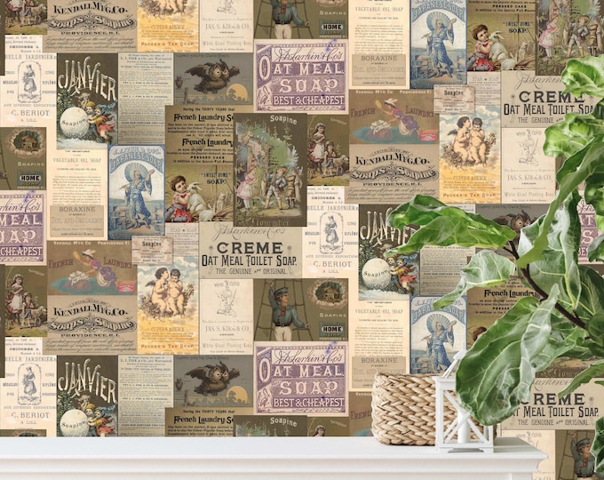 FARMHOUSE COLLECTION * LAUNDRY Daze Labels * 24x24 repeat