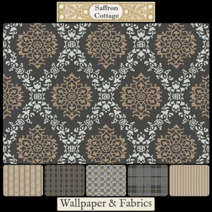 FOLKSIE COLLECTION *  18-122 * Fancy Pantry * 24x24 repeat * Country *  Wallpaper * Fabrics * Folk Art * Farmhouse * Cottage *