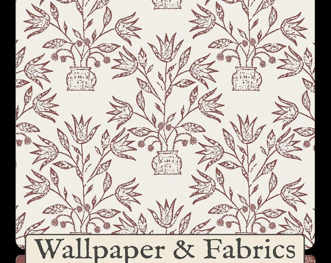 FARMHOUSE COLLECTION * 05-111 * FOLKART Floral Sketch in any color * 24x24 repeat