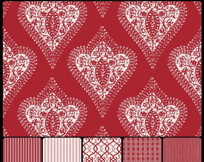 BOMBAY COLLECTION * 08-106 * HARCHANDI Pattern in 9 Color Ways * 24x24 repeat