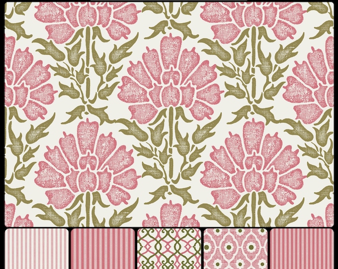 BOMBAY COLLECTION * 08-135 * DARJEELING Pattern in endless color variations * 24x24 repeat Available in hundreds of colors