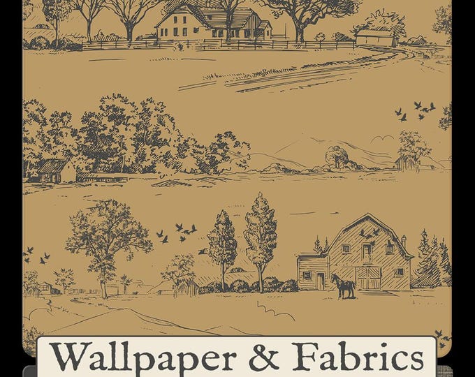 FARMHOUSE COLLECTION * 05-101 * Farm Toile * 24x24 repeat * Available in any color