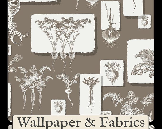 FARMHOUSE COLLECTION * 05-103 * Vegetable Notes in any color combo * 24x24 repeat