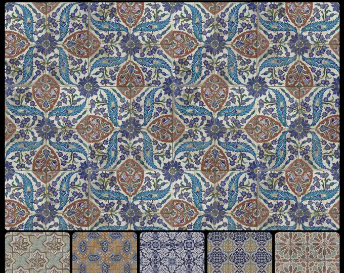 ANCIENT TILES * 13-110 * IZMIR Inspired by Ancient Tile fragments