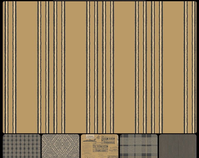 FARMHOUSE COLLECTION * 05-130 * Farmhouse Stripes in any color combo * 24x24 repeat