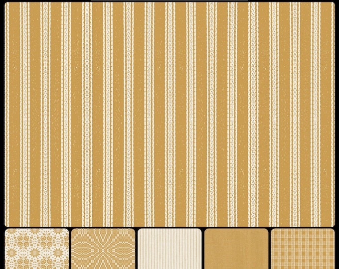 AMERICAN COVERLET Collection * 02-120 * TRENTON  Ticking * Color matched to any color