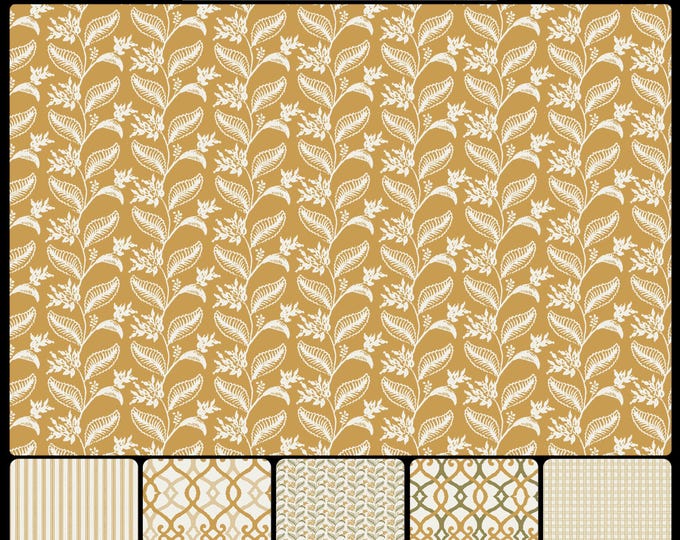 BOMBAY COLLECTION * 08-108 * KITANELLI Vine Pattern in 9 Color Ways * 24x24 repeat