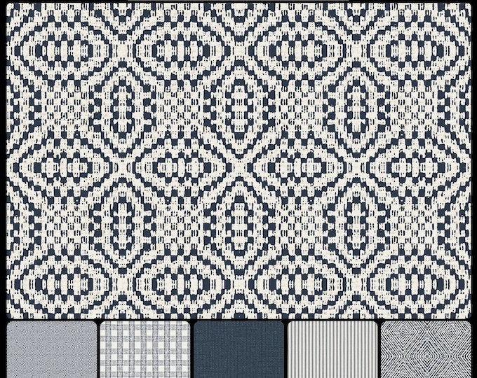 AMERICAN COVERLET COLLECTION * 02-102 * Brimfield Pattern c.1845  *  Inspired by an Antique Coverlet Fragment from 1845