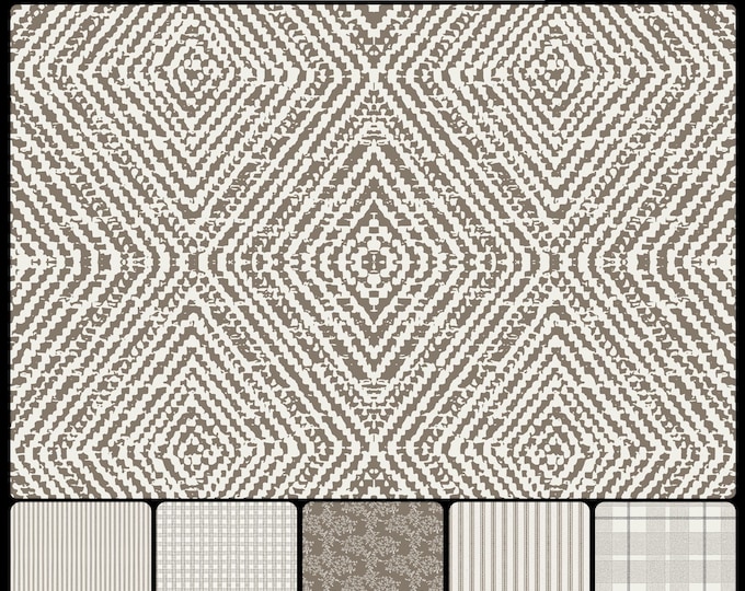 FARMHOUSE COLLECTION * 05-129 * WYCOFF Tweed in any color combo * 24x24 repeat