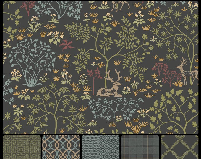 ENGLISH Cottage Collection * 03-135 * SHERWOOD FOREST * Tapestry * Vintage * Cottage * Lodge * Country * Farmhouse * Woodland