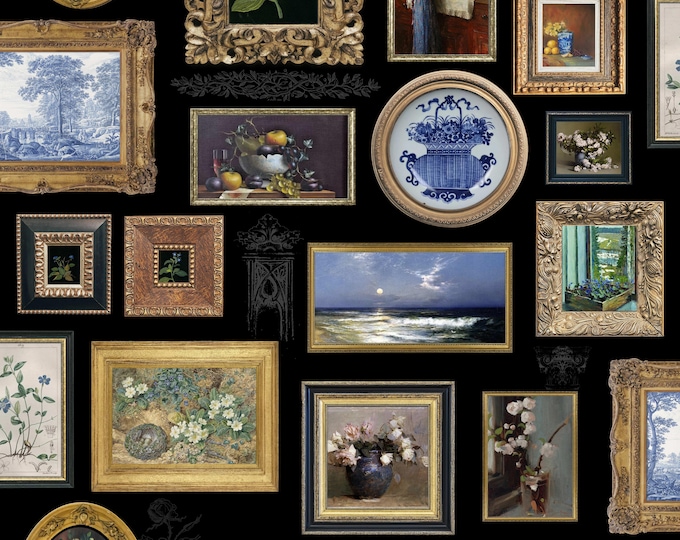 BLUE GALLERY on BLACK