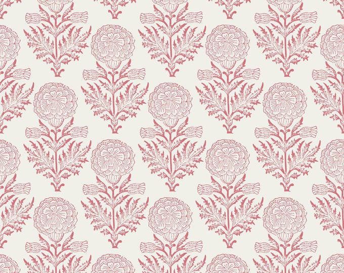 BOMBAY COLLECTION * LONI Marigold Flower in 9 Color Ways * 24x24 repeat