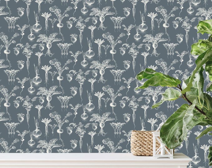 FARMHOUSE COLLECTION * Root Vegetables in 9 Color Ways * 24x24 repeat