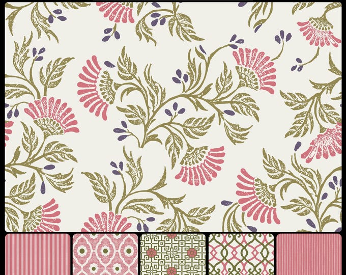 BOMBAY COLLECTION * 08-133 * ETAWAH in any color you like * 24x24 repeat * Available in hundreds of colors